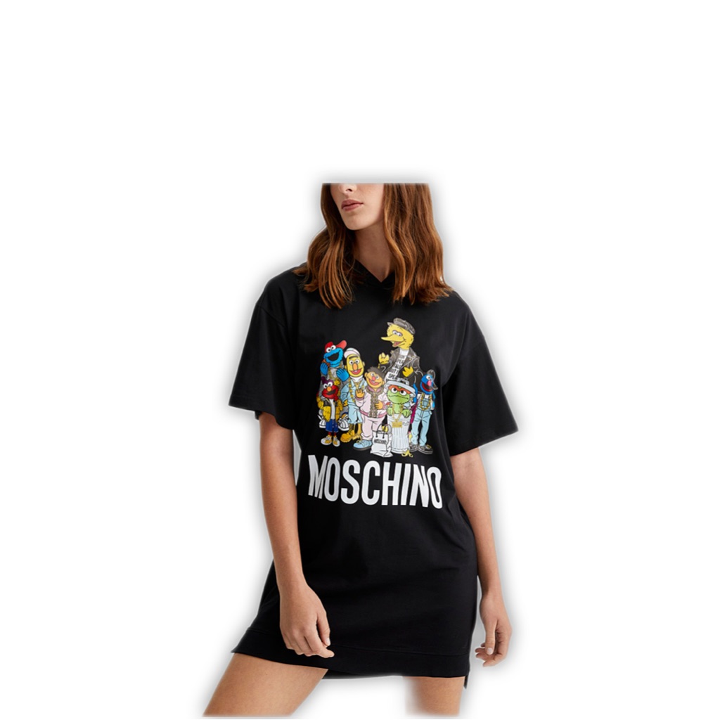 Moschino Teddy Bear Organic Jersey T-Shirt Size Small Unisex